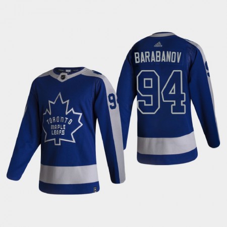 Herren Eishockey Toronto Maple Leafs Trikot Alexander Barabanov 94 2020-21 Reverse Retro Authentic